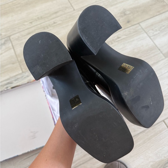 Jeffrey Campbell Pia Mary Jane Black Platform Shoes - Picture 3 of 5